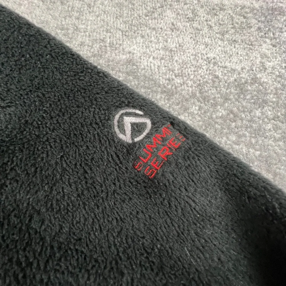 The North Face Summit Series Mens Black Fleece Full Zip Jacket AMWS001 Small
